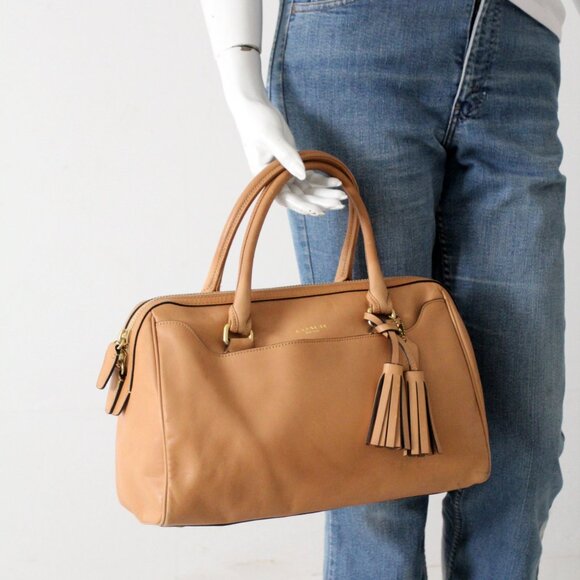 Michael Kors Greenwich Small Saffiano Leather Bucket Bag Olive Crossbody - Picture 14 of 16